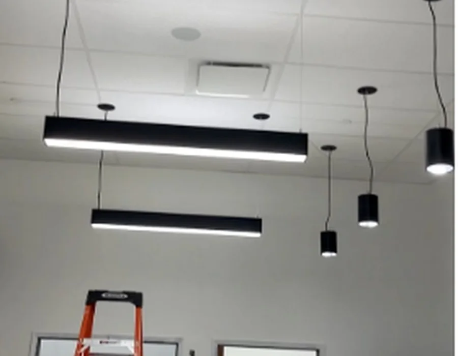 Documented interior lighting installation